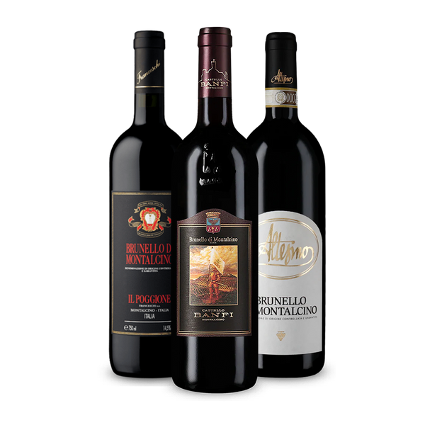 Wine in Black brunello di montalcino-pakket