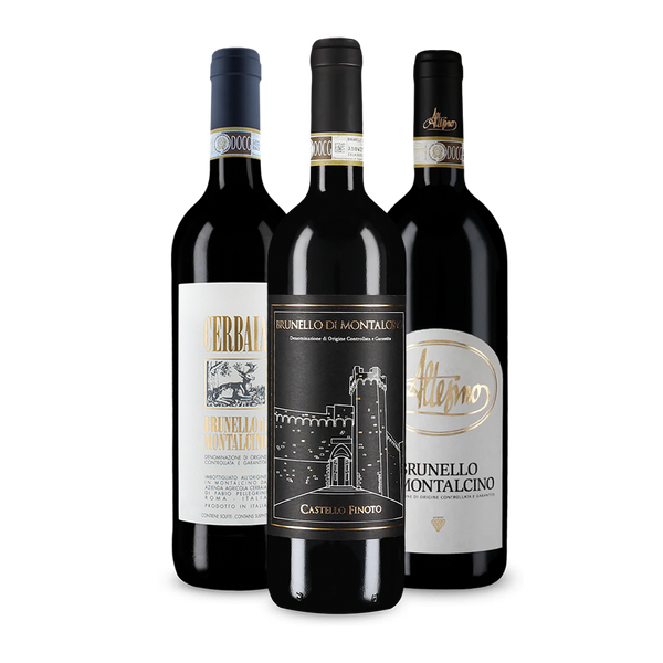 Wine in Black brunello di montalcino-pakket