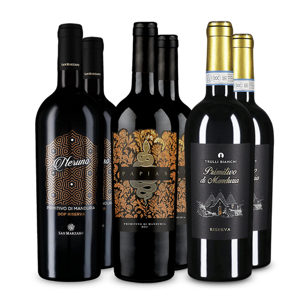 Wine in Black premium primitivo-pakket