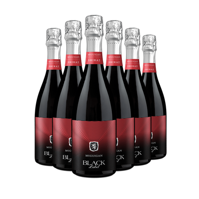 6 flessen Black Label Sparkling Shiraz